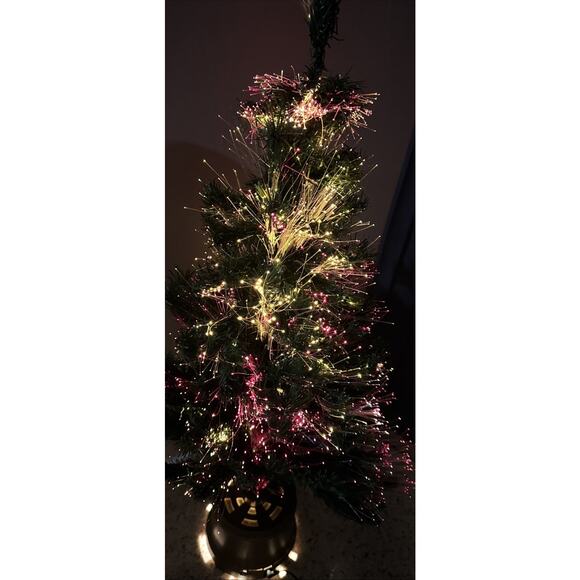 Bradford Sight Sational 32" Fiber Optic Tree Color Changing Vintage 90s - Picture 4 of 10
